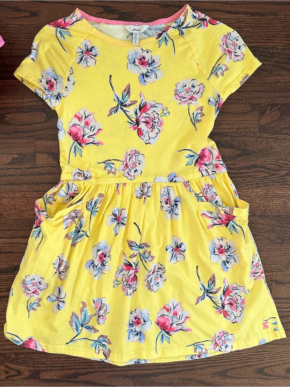 Joules floral cotton dress, size 11-12Y